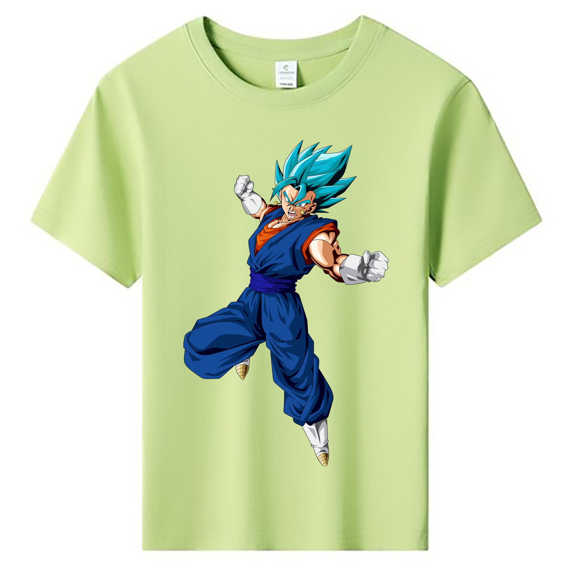 （画像用） ドラゴンボール ベジット DRAGON BALL Vegetto 綿100％キッズTシャツ（フロントプリント）